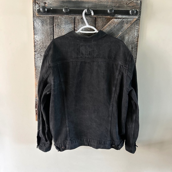 Men's Levi's Jean Jacket Faded Black - Picture 2 of 3